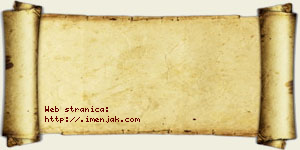 Žaklina Mijailović vizit kartica